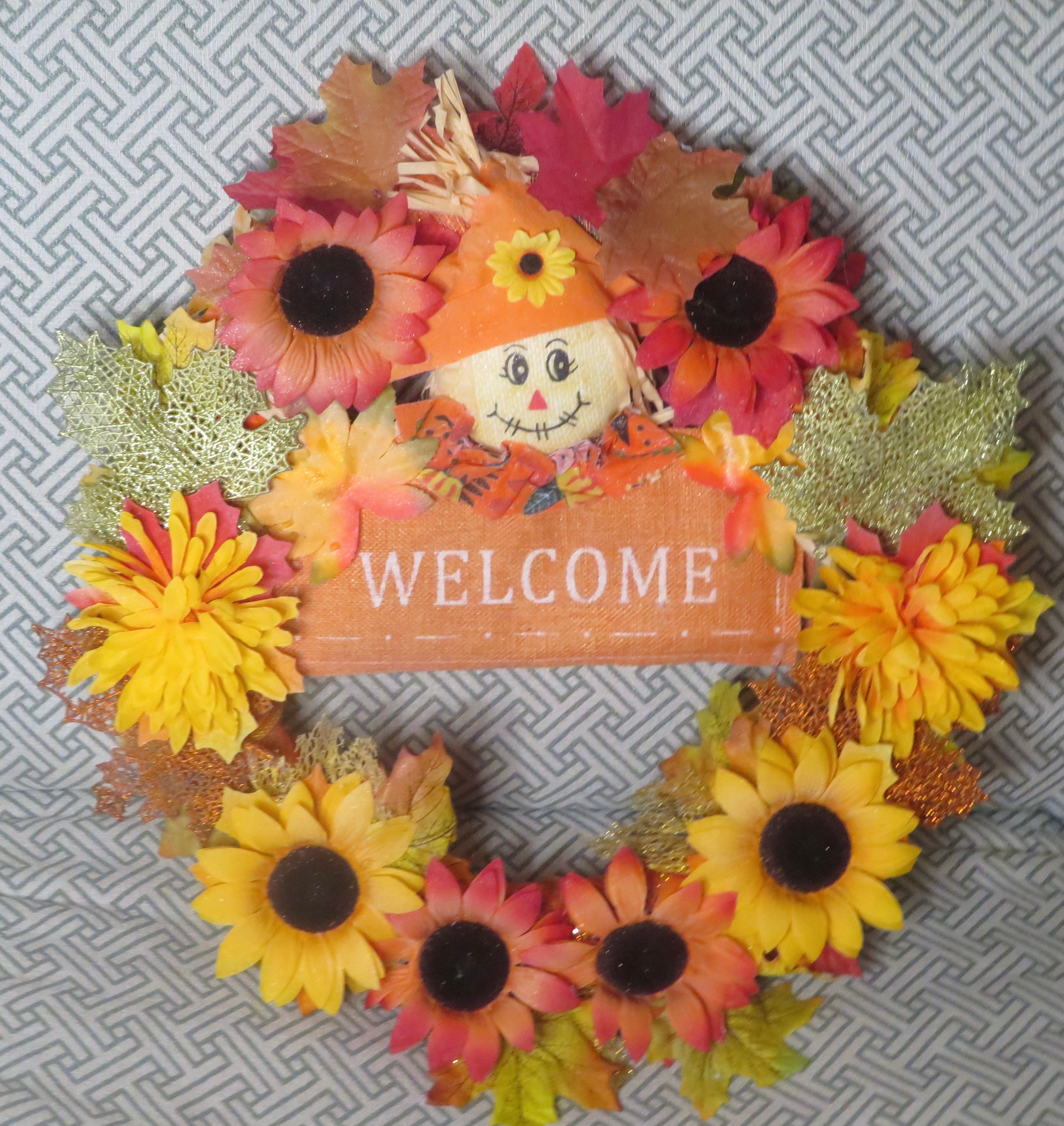 Scarecrow Flower Wreaths