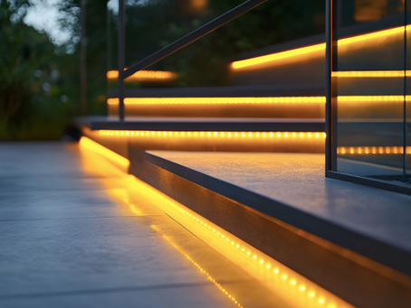 outdoor LED lighting for boulder home