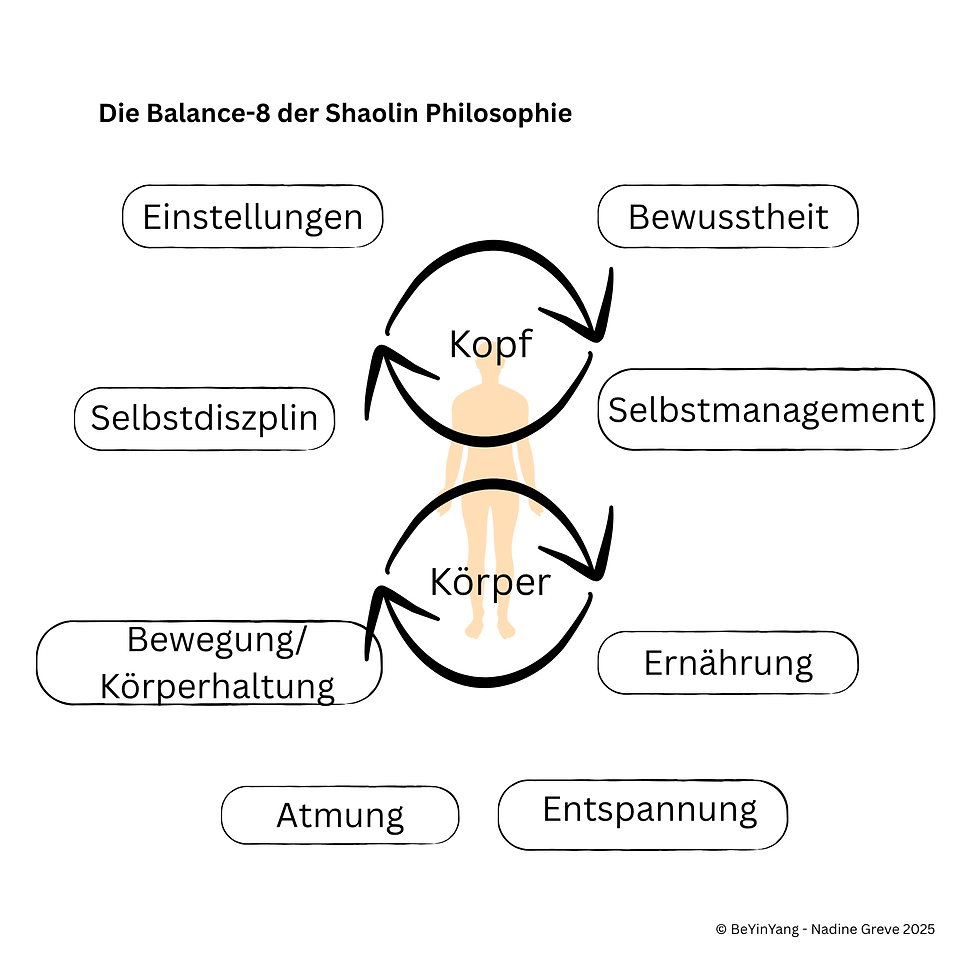 Die BALANCE-8 für ein Leben im Gleichgewicht.