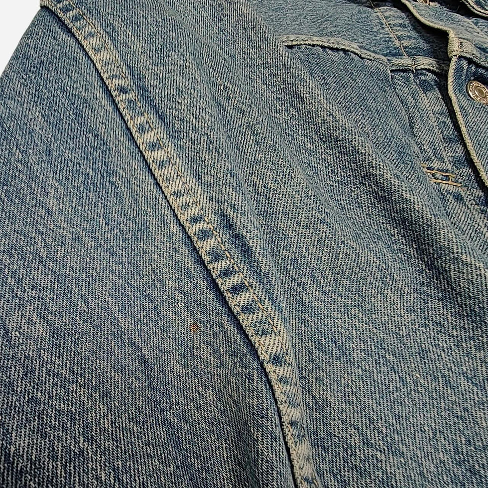 Thumbnail: Levi's Denim Jacket Close Up 