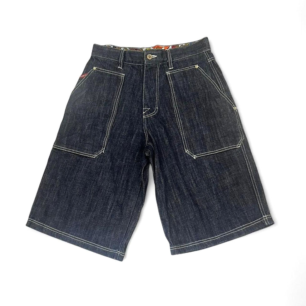 Fubu Denim Shorts Front View