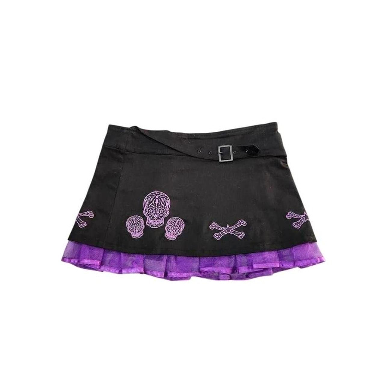 2000s Living Dead Souls Mini Skirt Y2K
