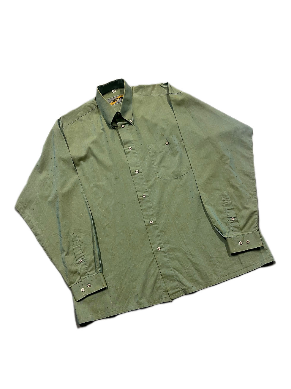 Thumbnail: 1970s Vintage Green Shirt