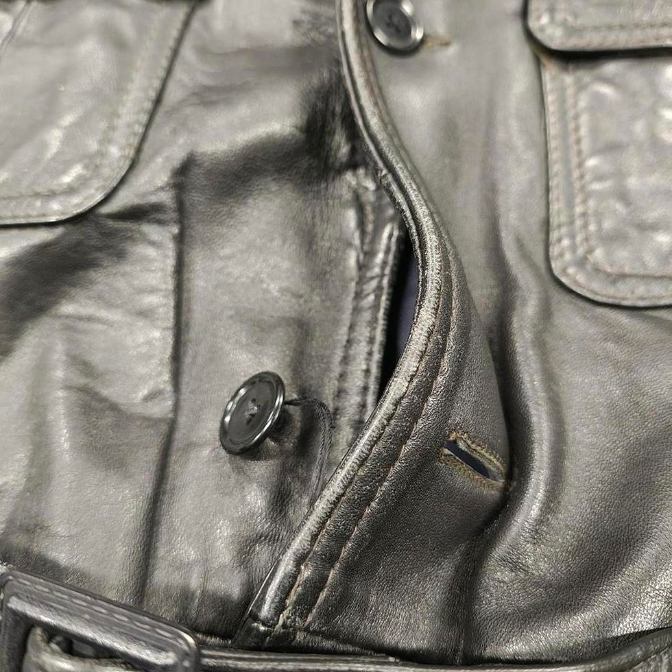 Thumbnail: 1970s Leather Safari Jacket