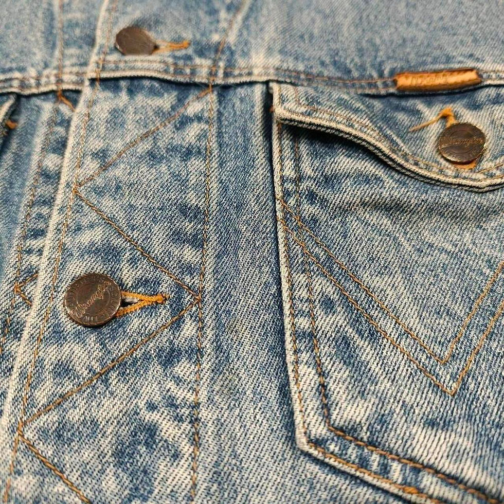 Thumbnail: Wrangler Denim Close Up