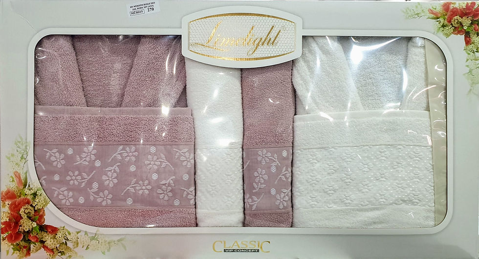 Küçük resim: MY MÜRDÜM EKO AVS JAK. BORNOZ SET