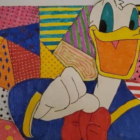 Donald Duck Illustration