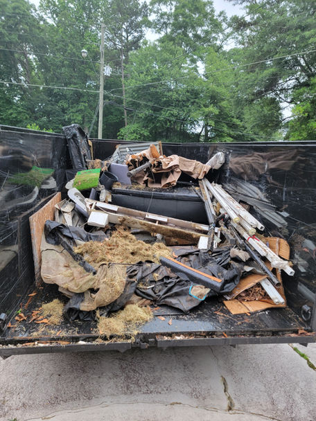 Yard Debris in Trailer