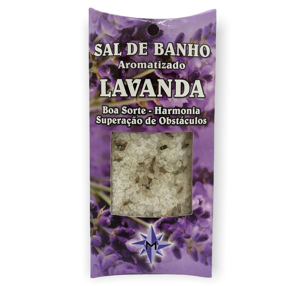 Sal de Banho Aromatizado Hidromassagem Ofurô Lavanda 100 g