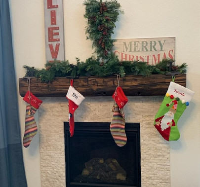 Antique Reclaimed Rustic Fireplace Mantel