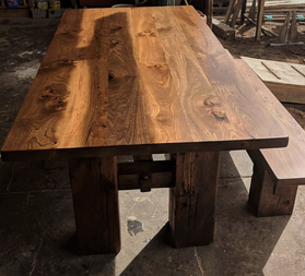Reclaimed Barnwood Elm Custom Dining Table