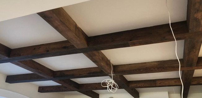 Reclaimed Barnwood Siding Beam Wrap