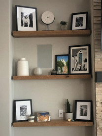 Reclaimed Antique Barn Wood Floating Shelf