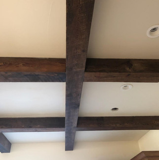 Reclaimed Barnwood Siding Beam Wrap