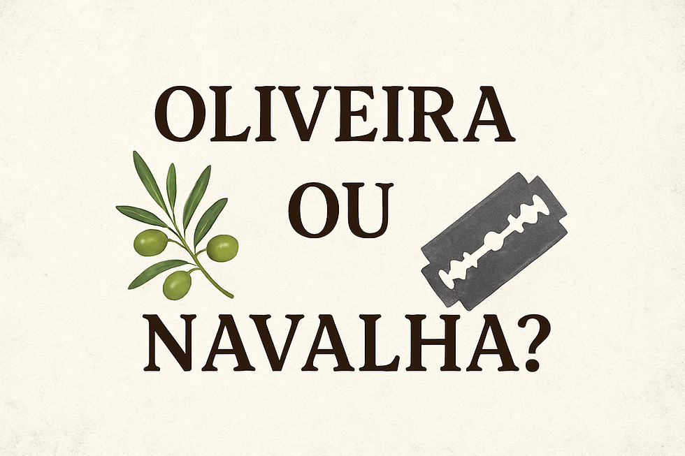 🌿 Oliveira ou Navalha?