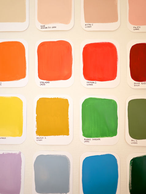 Palette de peintures 