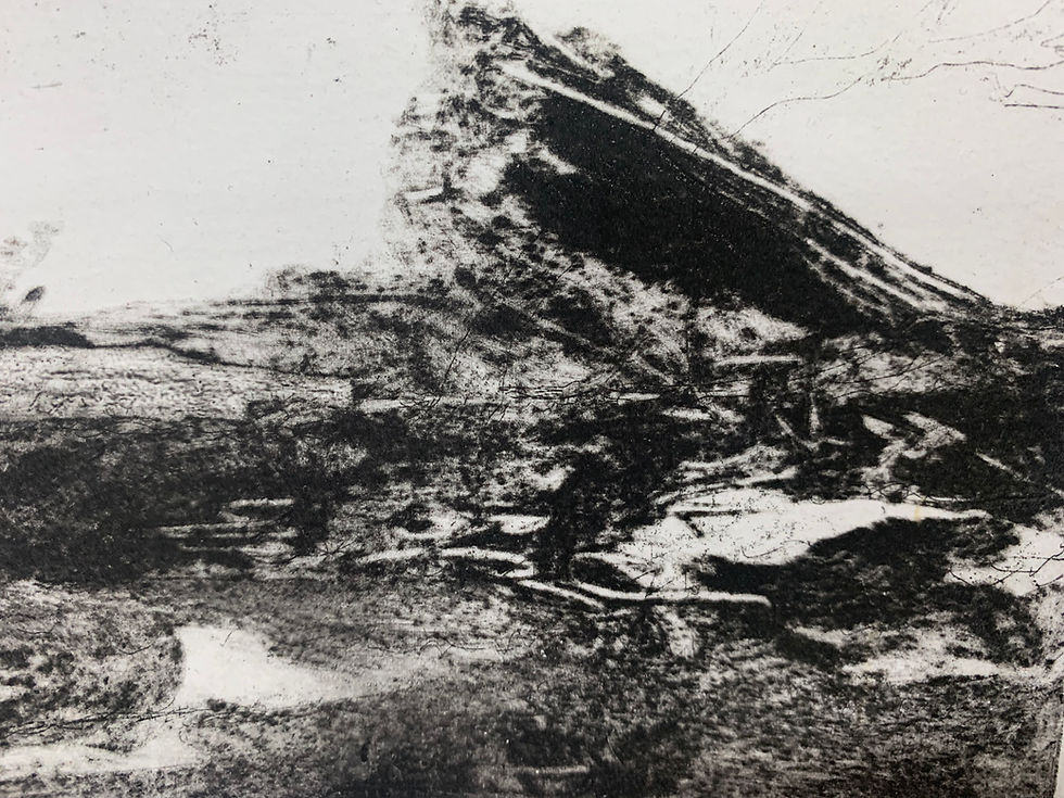 Thumbnail: Drypoint & carborundum ,Catherine Greenwood