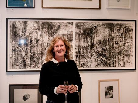 As seen this in London at Woolwich Contemporary Print Fair my unique etching 'Violet Skye' is now available in the Online Edition until Dec.13th.  £195 unframed £275 framed from an edition of 10.