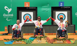 Jess Stretton wins Paralympic archery gold to give Britain clean sweep