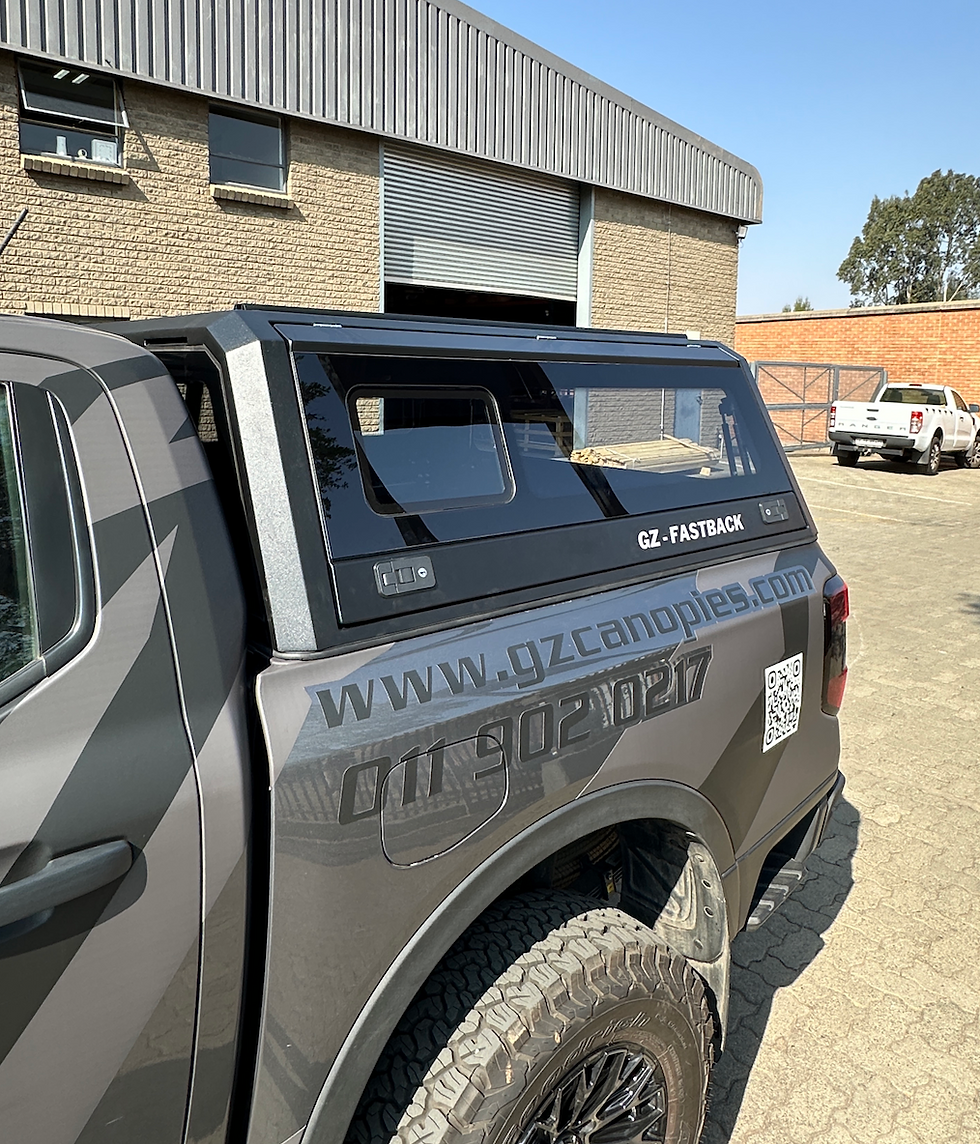 Thumbnail: FASTBACK Double Cab Canopy With Side Windows