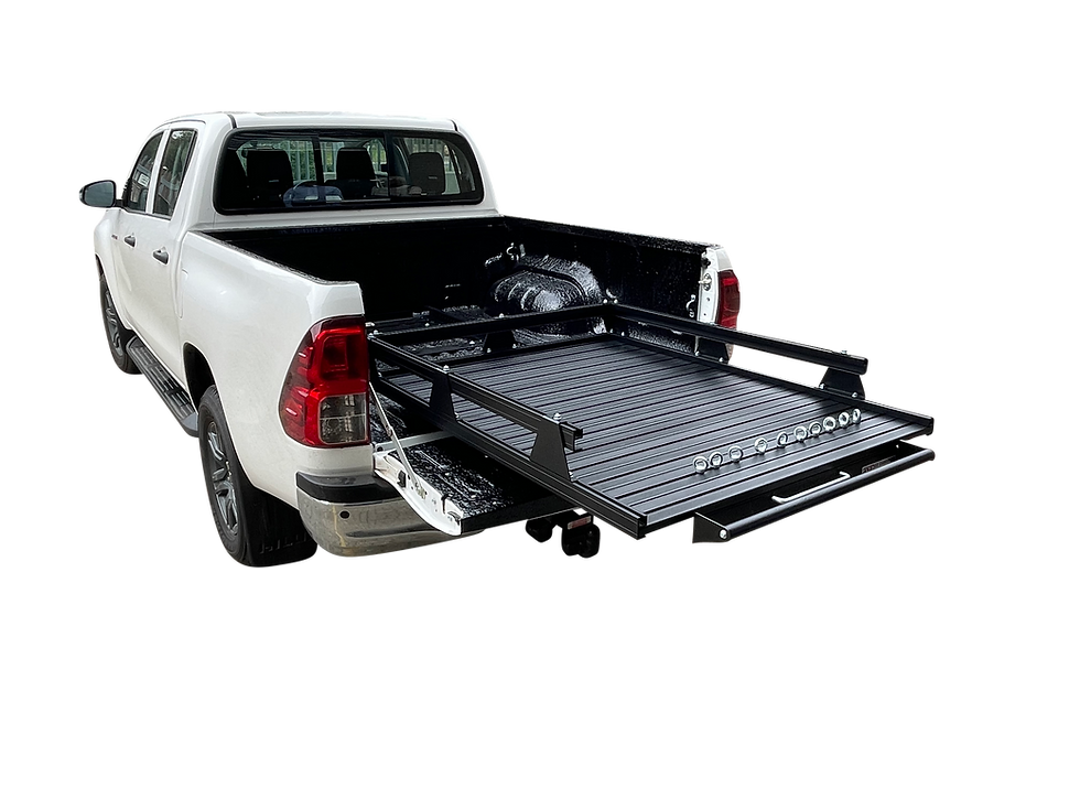 Thumbnail: load bed slider Cape Town, load bed bakkie slider Kwazulu Natal, front runner load bed cargo slide Durban, load bed slide