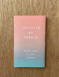 Incipits en poésie, 2019
