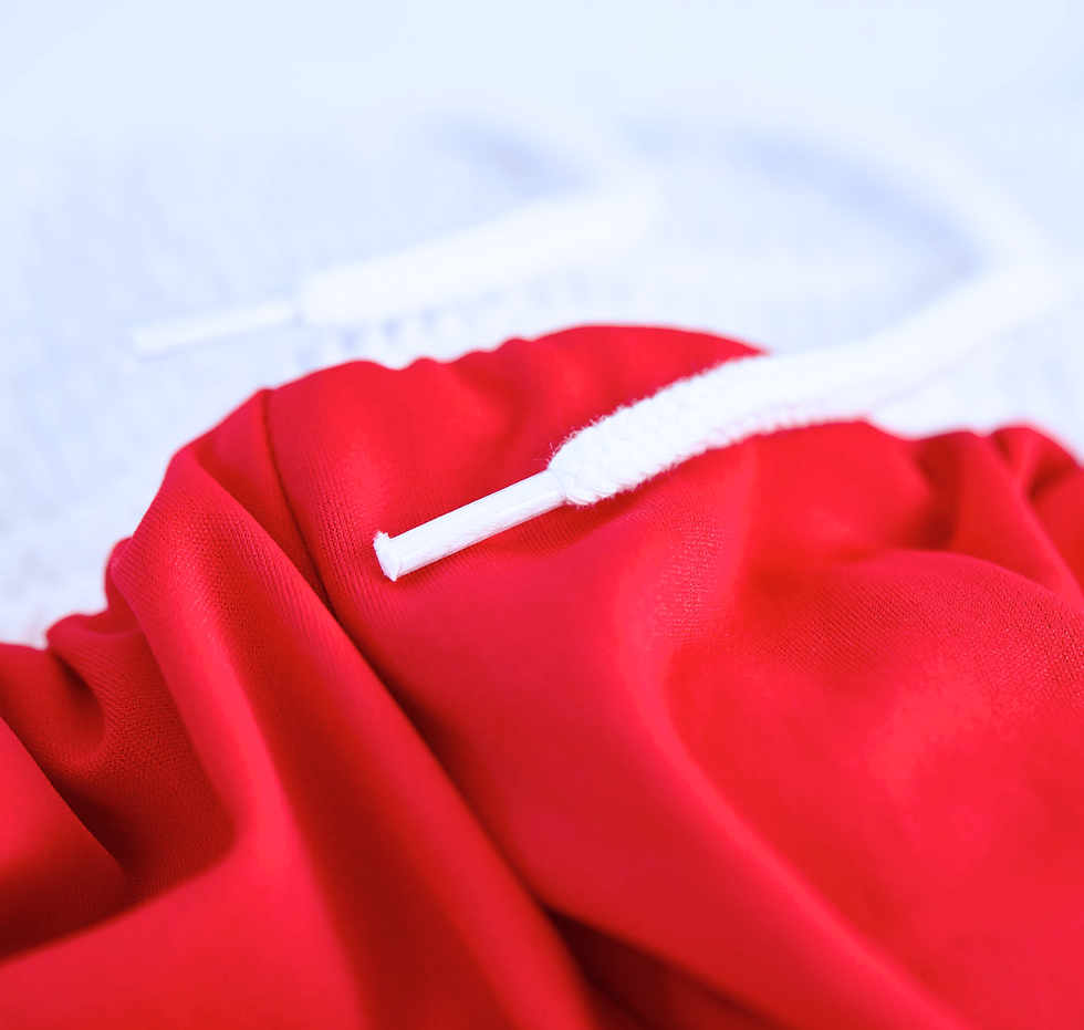 Thumbnail: Adidas Boxshorts rot/weiß