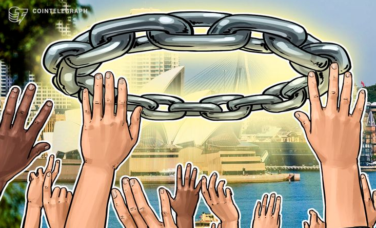 Are these hands reaching for the freedom of blockchain or just the chains?