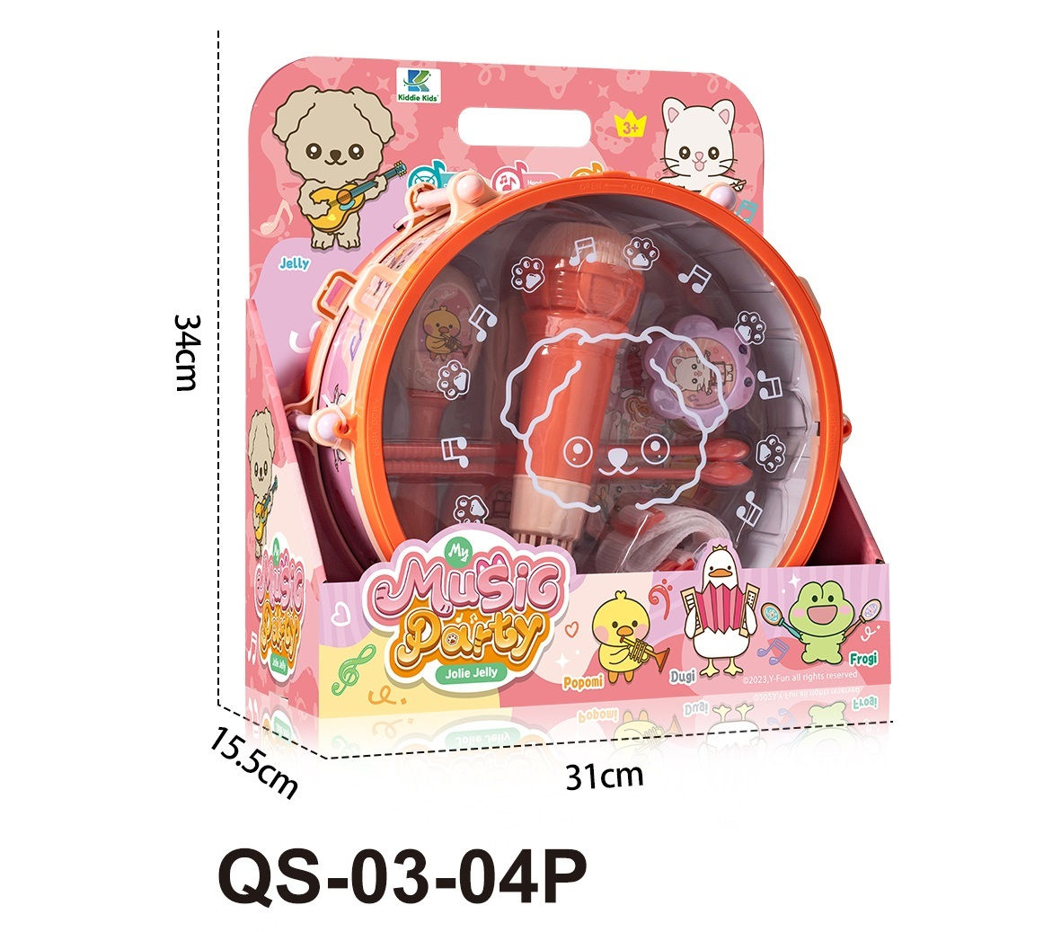 QS-03-04P 樂器套裝粉色