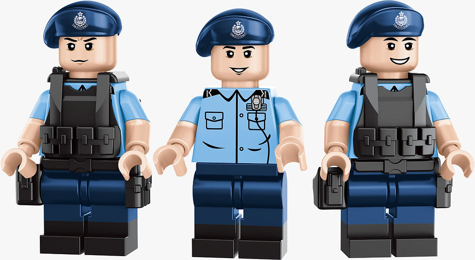 縮圖：RT72 小城故事拼裝積木：警察機動部隊運員車