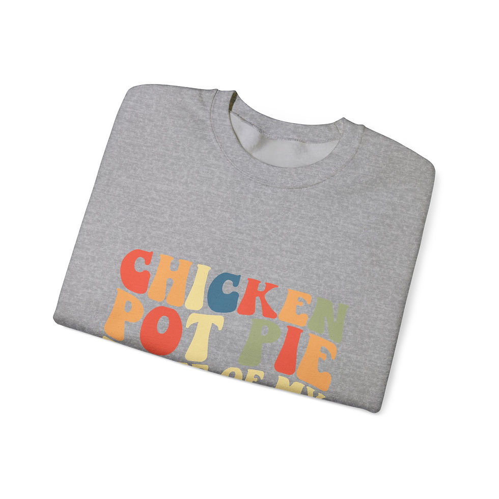 Thumbnail: Retro 'Chicken Pot Pie of Love' Crewneck Sweatshirt