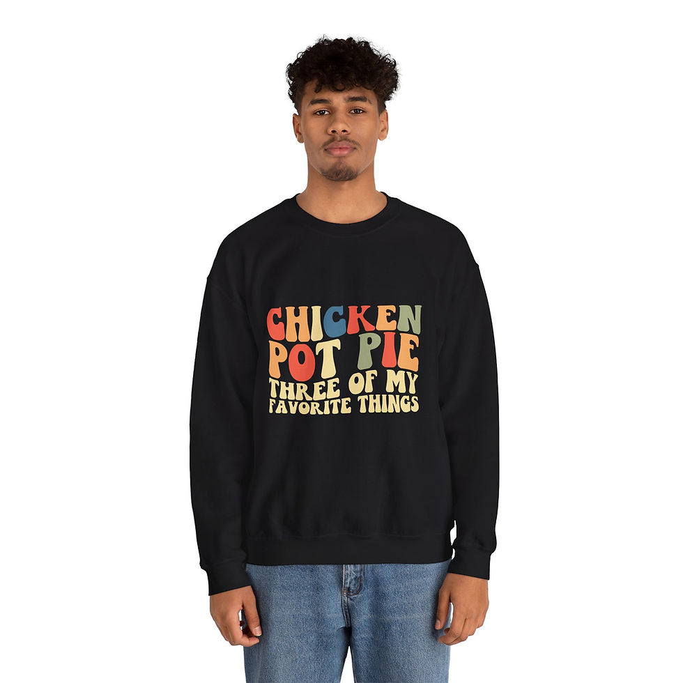 Thumbnail: Retro 'Chicken Pot Pie of Love' Crewneck Sweatshirt