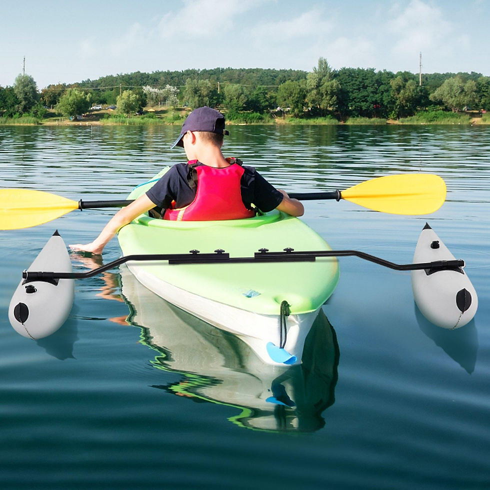 Thumbnail: VEVOR Kayak Outrigger Stabilizers, 2 PCS, PVC Inflatable Outrigger Float with