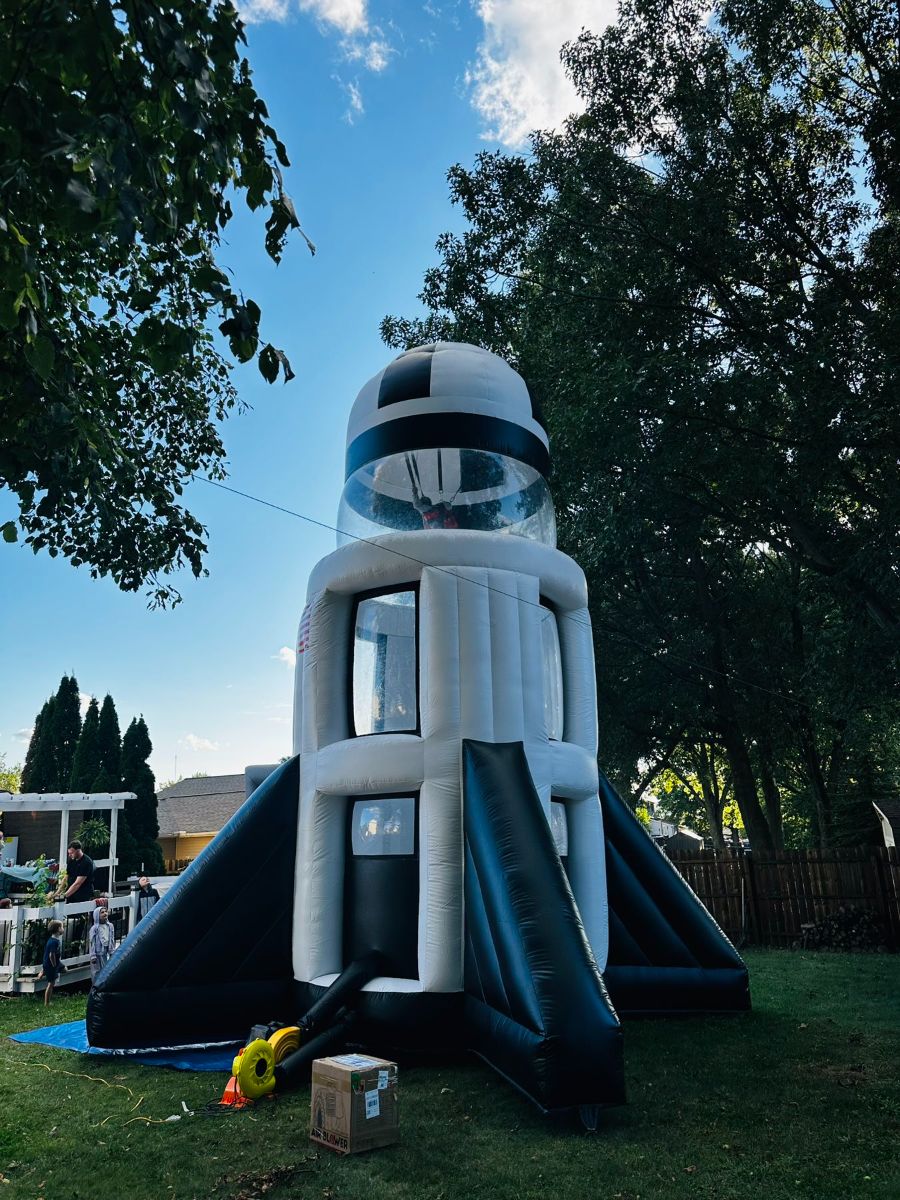 Combo slide inflatable in a party in parma ohio