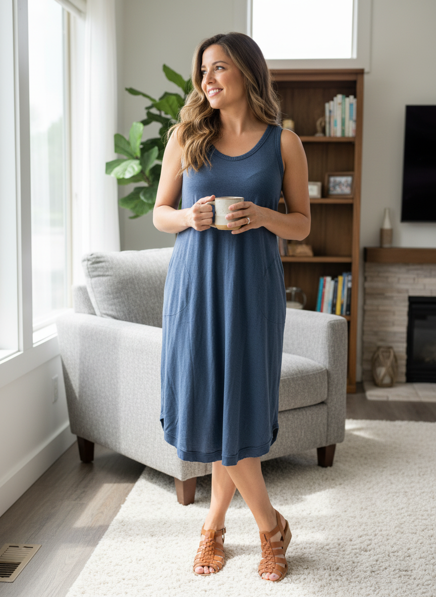Hello Nite Cotton Dress