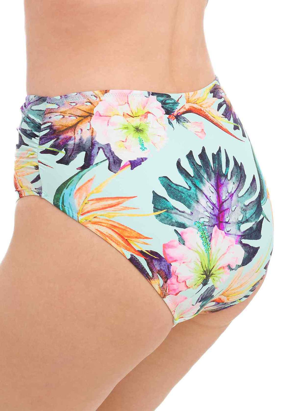 Thumbnail: Fantasie Paradiso Soft Mint Deep Gathered Bikini Brief