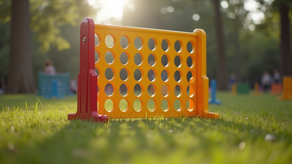 Fun with Giant Connect 4 Rental for Events