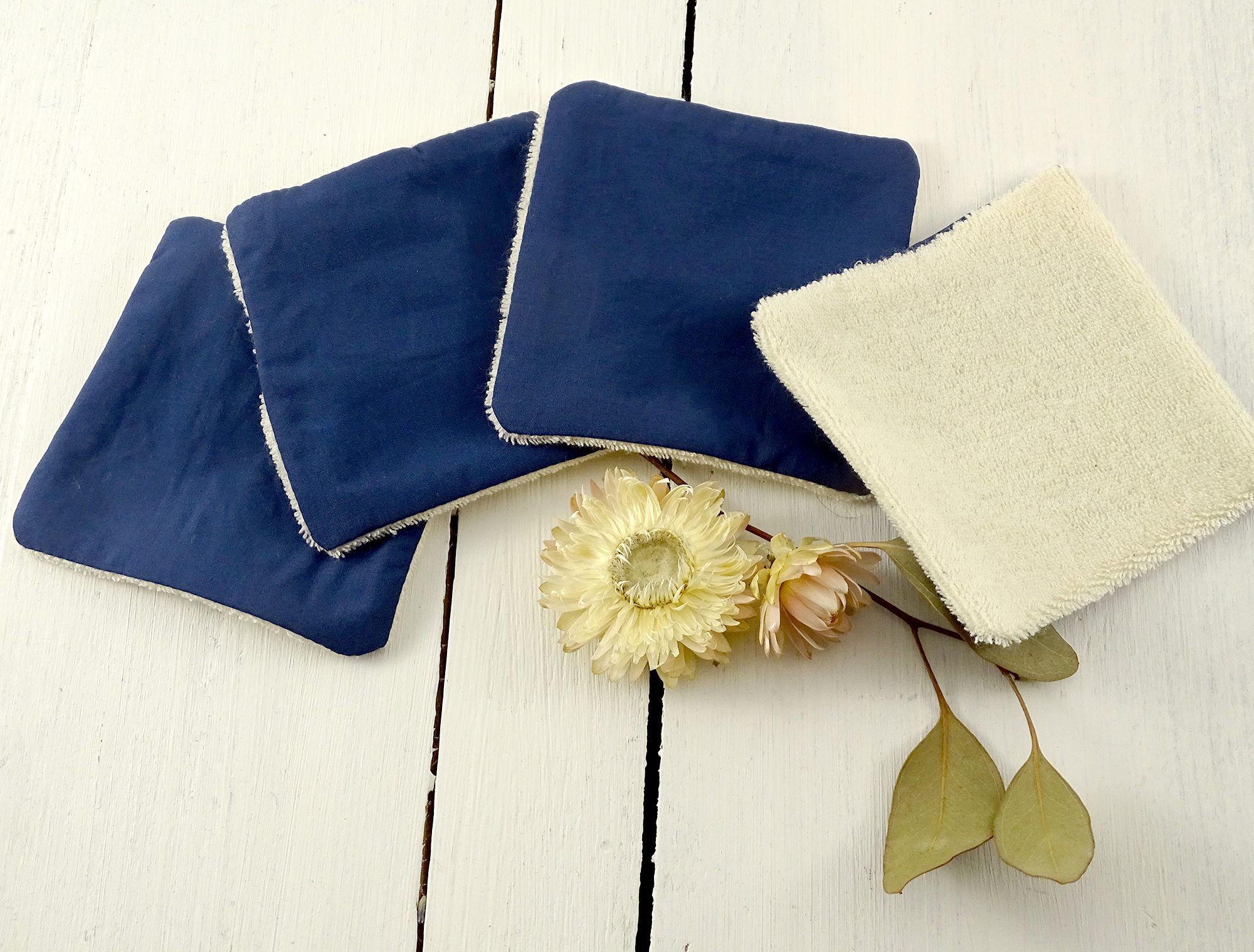 Lingette démaquillante lavable