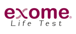 Logo Exome Life Test en colores Exoma