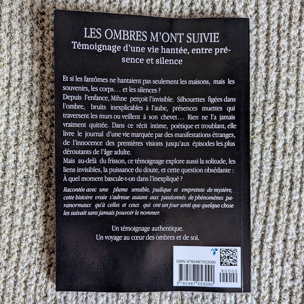 Miniature : Livre : Les Ombres m’ont suivie - Témoignage d’une vie hantée