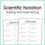 Thumbnail: Adding and Subtracting Scientific Notation Workbook