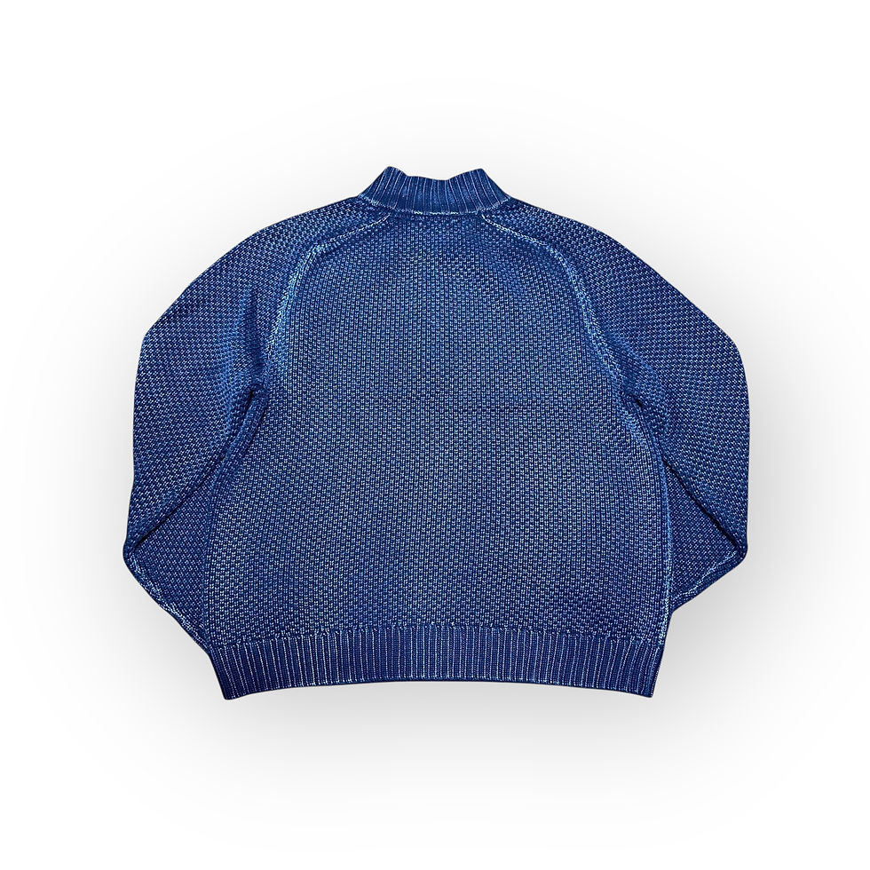 サムネイル： 90s OVERLAND INDIGO Drivers sweater
