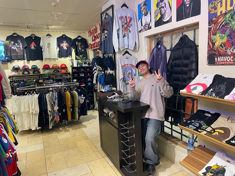 沢山話してくれた店長