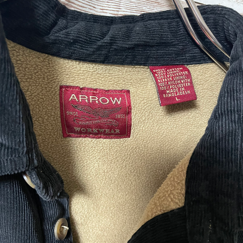 サムネイル： 90s ARROW Corduroy × fleece boa shirt JKT