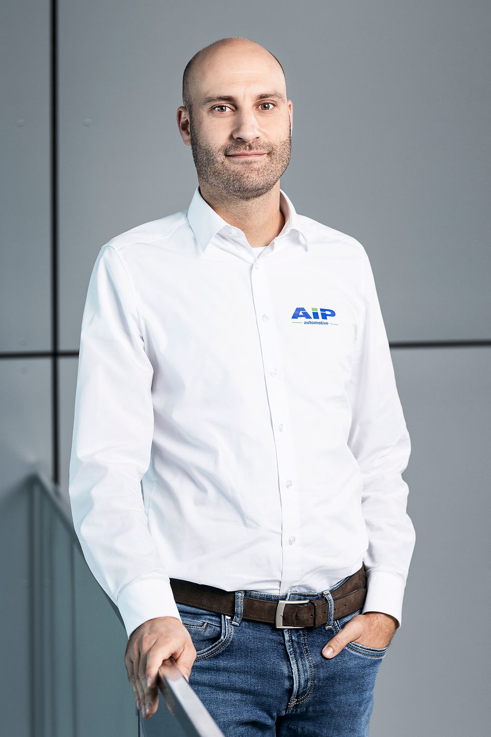 Benedikt Grob, einer von zwei Geschäftsführern der AIP Automotive