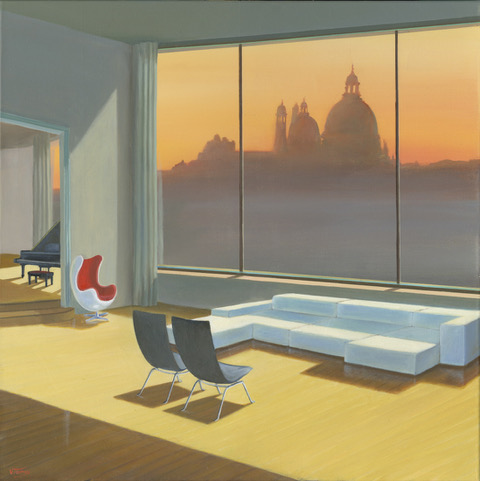 BRUMES MATIMALES SUR VENISE 80X80