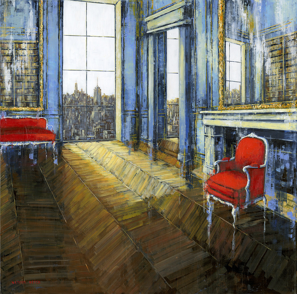 Salon bleu New Yorker