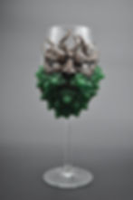 Larp médiéval fantastique : verres à vin