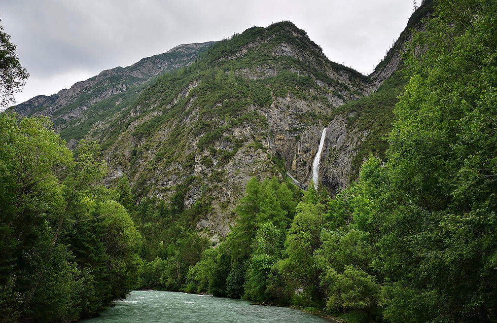 Hägerauer Wasserfall am Lechweg