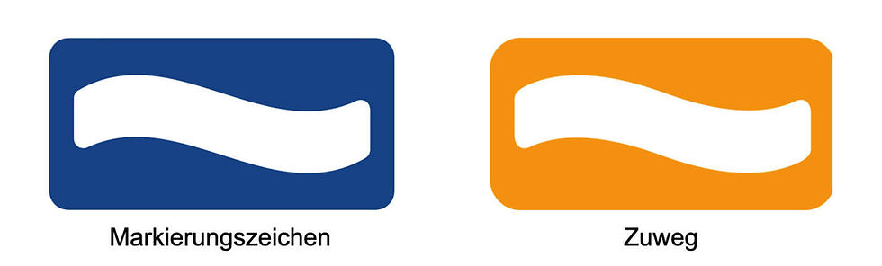 Wegmarkierung am escapardenne eislek trail